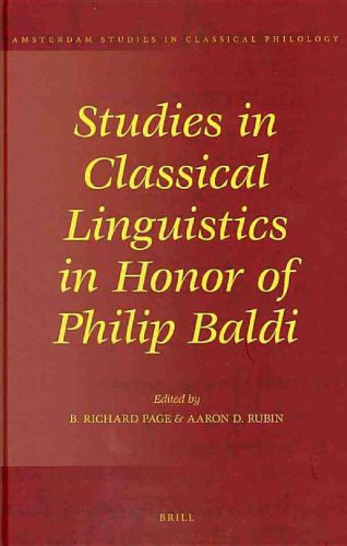 خرید و دانلود نسخه کامل کتاب Studies in Classical Linguistics in Honor of Philip Baldi_689a23f6e5ab7.jpeg خرید و دانلود نسخه کامل کتاب Studies in Classical Linguistics in Honor of Philip Baldi