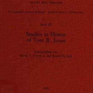 خرید و دانلود نسخه کامل کتاب Studies in Honor of Tom B. Jones