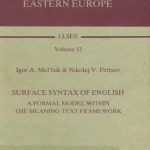 خرید و دانلود نسخه کامل کتاب Surface Syntax of English: A Formal Model Within the Meaning-Text Framework