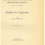 خرید و دانلود نسخه کامل کتاب Synopsis des Lappischen