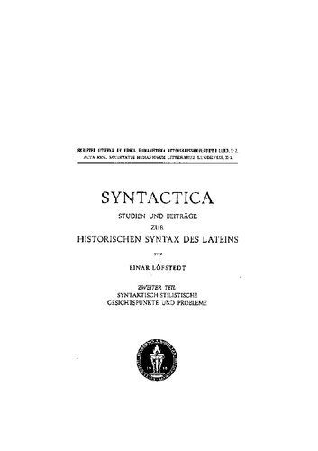 خرید و دانلود نسخه کامل کتاب Syntactica. T2, Syntaktisch-stilistische Gesichtspunkte und Probleme_6897c179e75ca.jpeg خرید و دانلود نسخه کامل کتاب Syntactica. T2, Syntaktisch-stilistische Gesichtspunkte und Probleme