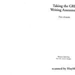 خرید و دانلود نسخه کامل کتاب Taking the Gre Writing Assessment