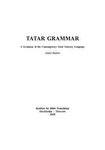 خرید و دانلود نسخه کامل کتاب Tatar Grammar: a grammar of the contemporary Tatar literary language_68985b98a024d.jpeg خرید و دانلود نسخه کامل کتاب Tatar Grammar: a grammar of the contemporary Tatar literary language
