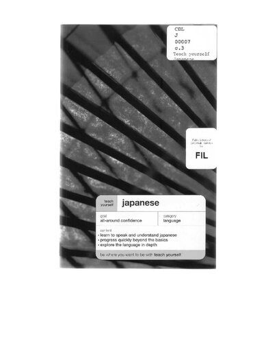 خرید و دانلود نسخه کامل کتاب Teach Yourself Japanese Book (McGraw-Hill Edition) (Teach Yourself: Language)_6898e9e32829a.jpeg خرید و دانلود نسخه کامل کتاب Teach Yourself Japanese Book (McGraw-Hill Edition) (Teach Yourself: Language)