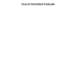 خرید و دانلود نسخه کامل کتاب Teach yourself Panjabi : based modernmost linguistic, pedagogical and psychological methodologies