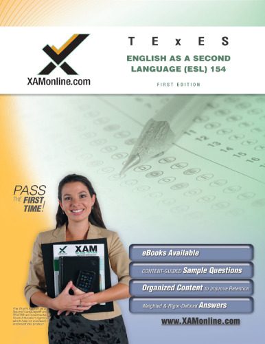 خرید و دانلود نسخه کامل کتاب TExES English as a Second Language (ESL) 154 (XAM TEXES)_689bcc6c46b1d.jpeg خرید و دانلود نسخه کامل کتاب TExES English as a Second Language (ESL) 154 (XAM TEXES)