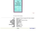 خرید و دانلود نسخه کامل کتاب The Classical Tibetan Language (S U N Y Series in Buddhist Studies)