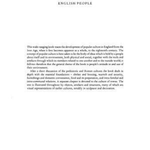 خرید و دانلود نسخه کامل کتاب The Culture of the English People: Iron Age to the Industrial Revolution