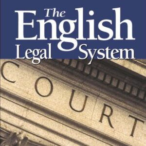 خرید و دانلود نسخه کامل کتاب The English Legal System