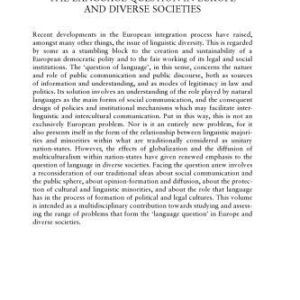 خرید و دانلود نسخه کامل کتاب The Language Question in Europe and Diverse Societies: Political, Legal and Social Perspectives (Onati International Series in Law and Society)