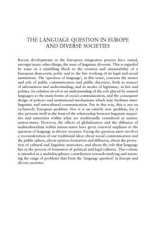 خرید و دانلود نسخه کامل کتاب The Language Question in Europe and Diverse Societies: Political, Legal and Social Perspectives (Onati International Series in Law and Society)_689ad5a3922bf.jpeg خرید و دانلود نسخه کامل کتاب The Language Question in Europe and Diverse Societies: Political, Legal and Social Perspectives (Onati International Series in Law and Society)