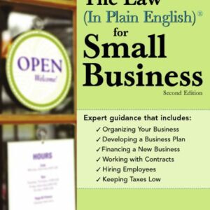 خرید و دانلود نسخه کامل کتاب The Law (In Plain English) for Small Business