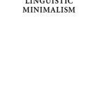 خرید و دانلود نسخه کامل کتاب The Oxford handbook of linguistic minimalism