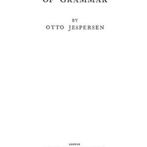 خرید و دانلود نسخه کامل کتاب The Philosophy of Grammar