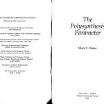 خرید و دانلود نسخه کامل کتاب The Polysynthesis Parameter