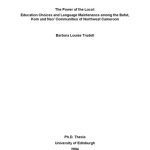 خرید و دانلود نسخه کامل کتاب The Power of the Local: Education Choices and Language Maintenance among the Bafut, Kom and Nsoʼ Communities of Northwest Cameroon