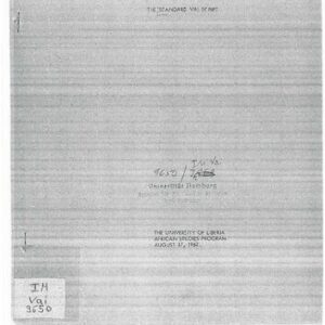 خرید و دانلود نسخه کامل کتاب The standard Vai script. ꕙꔤꕺꗌꕢꔒꕃꕞꕮꕊꘈ