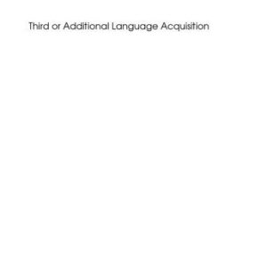 خرید و دانلود نسخه کامل کتاب Third or Additional Language Acquisition