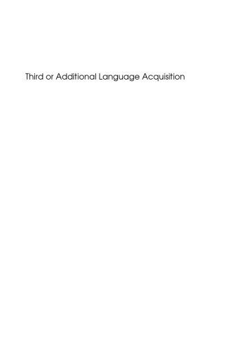 خرید و دانلود نسخه کامل کتاب Third or Additional Language Acquisition_689a75c29aad0.jpeg خرید و دانلود نسخه کامل کتاب Third or Additional Language Acquisition