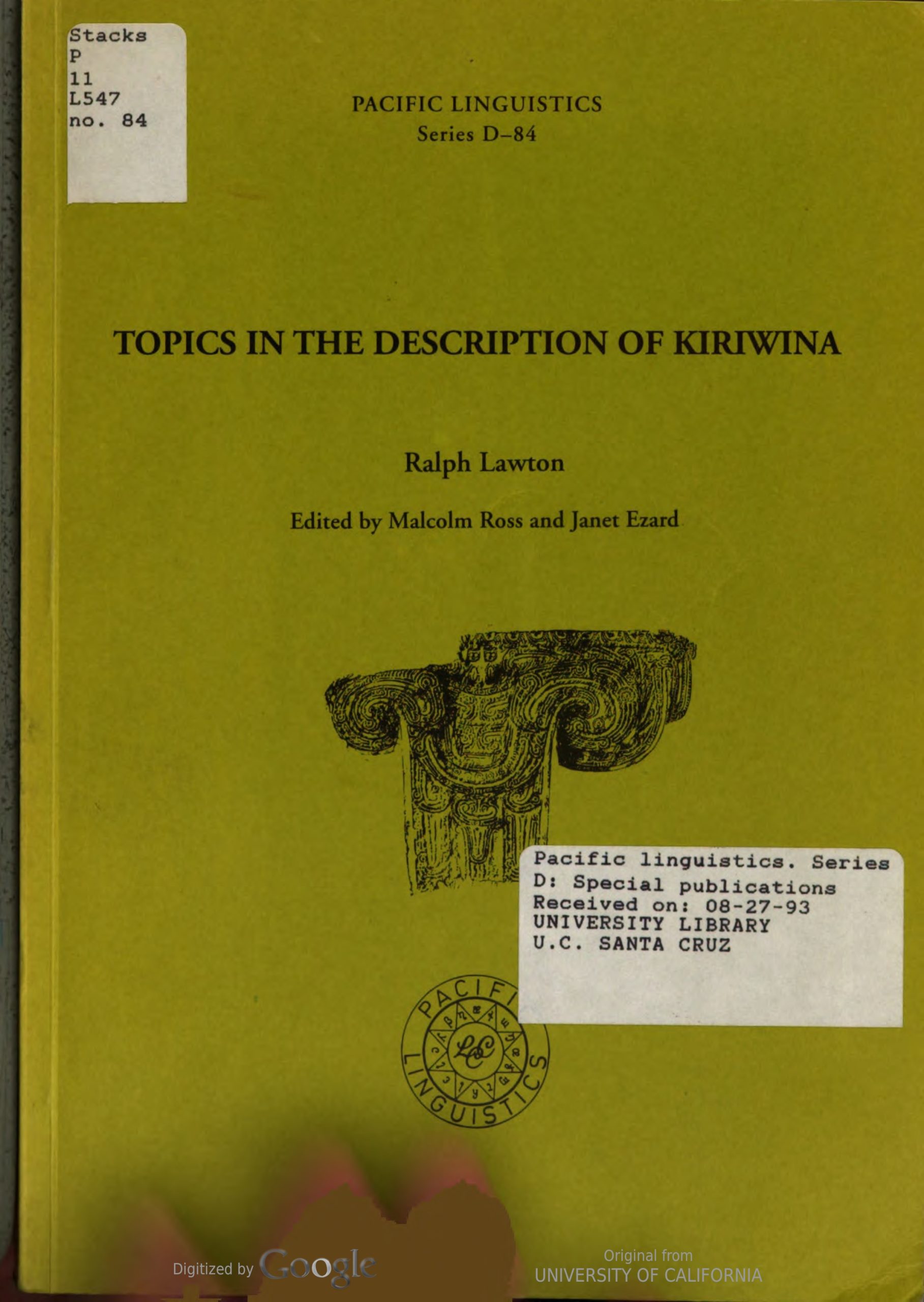 خرید و دانلود نسخه کامل کتاب Topics in the Description of Kiriwina_6898e6ac89c4a.jpeg خرید و دانلود نسخه کامل کتاب Topics in the Description of Kiriwina