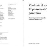خرید و دانلود نسخه کامل کتاب Toponomastička početnica – Osnovni pojmovi i metoda terenskih istraživanja