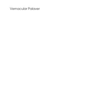 خرید و دانلود نسخه کامل کتاب Vernacular Palaver