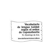 خرید و دانلود نسخه کامل کتاب Vocabulario de lengua tzeldal según el orden de Copanaguastla