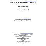 خرید و دانلود نسخه کامل کتاب VOCABULARIO HUASTECO del Estado de San Luis Potosí