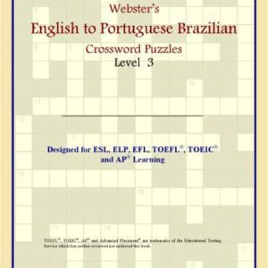 خرید و دانلود نسخه کامل کتاب Webster’s English to Portuguese Brazilian Crossword Puzzles: Level 3