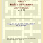 خرید و دانلود نسخه کامل کتاب Webster’s English to Portuguese Crossword Puzzles: Level 19