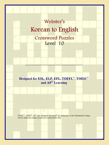 خرید و دانلود نسخه کامل کتاب Webster’s Korean to English Crossword Puzzles: Level 10_6899a48aa6a86.jpeg خرید و دانلود نسخه کامل کتاب Webster’s Korean to English Crossword Puzzles: Level 10