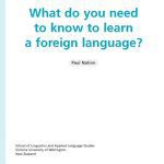 خرید و دانلود نسخه کامل کتاب What do you need to know to learn a foreign language?