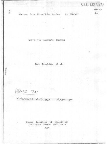 خرید و دانلود نسخه کامل کتاب White Tai language lessons_689e2382d23d7.jpeg خرید و دانلود نسخه کامل کتاب White Tai language lessons