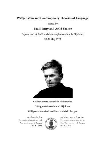 خرید و دانلود نسخه کامل کتاب Wittgenstein and contemporary theories of language : papers read at the French-Norwegian seminar in Skjolden, 23-26 May 1992_689c567b78b82.jpeg خرید و دانلود نسخه کامل کتاب Wittgenstein and contemporary theories of language : papers read at the French-Norwegian seminar in Skjolden, 23-26 May 1992