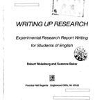 خرید و دانلود نسخه کامل کتاب Writing Up Research: Experimental Research Report Writing for Students of English
