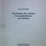 خرید و دانلود نسخه کامل کتاب Zur Struktur der verbalen Personalindikation im Gotischen