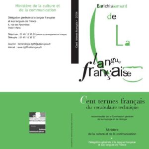 خرید و دانلود نسخه کامل کتاب 100 termes français du vocabulaire technique