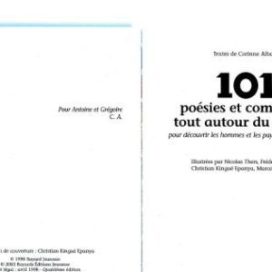 خرید و دانلود نسخه کامل کتاب 101 poésies et comptines tout autour du monde