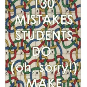 خرید و دانلود نسخه کامل کتاب 130 common mistakes students do (oh, sorry!) make