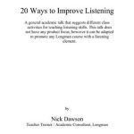 خرید و دانلود نسخه کامل کتاب 20 Ways to Improve Listening +