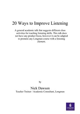 خرید و دانلود نسخه کامل کتاب 20 Ways to Improve Listening +_68c2d90a01b66.jpeg خرید و دانلود نسخه کامل کتاب 20 Ways to Improve Listening +