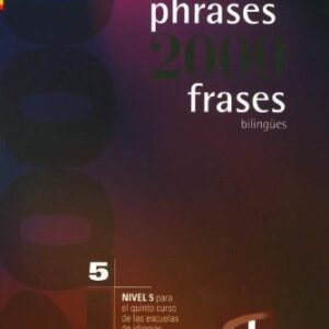خرید و دانلود نسخه کامل کتاب 2000 bilingual phrases : level 5 = 2000 frases bilingües : nivel 5