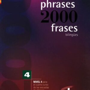 خرید و دانلود نسخه کامل کتاب 2000 Bilingual Phrases  Level4   2000 frases bilingües Nivel 4, 2nd edition