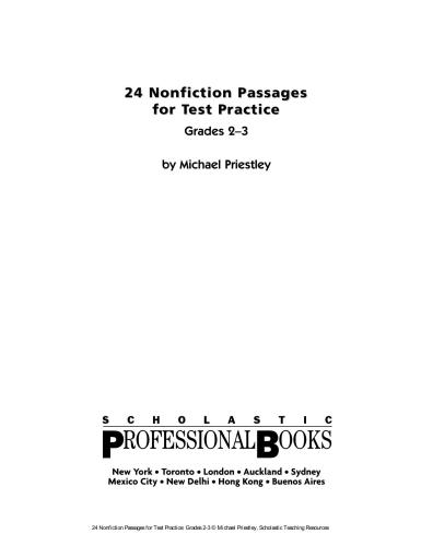خرید و دانلود نسخه کامل کتاب 24 Nonfiction Passages for Test Practice. Grades 2-3_68c0d3cc32d46.jpeg خرید و دانلود نسخه کامل کتاب 24 Nonfiction Passages for Test Practice. Grades 2-3