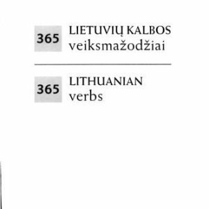 خرید و دانلود نسخه کامل کتاب 365 lietuvių kalbos veiksmažodžiai / 365 Lithuanian Verbs