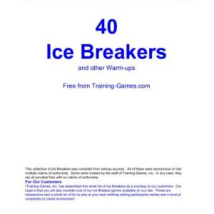 خرید و دانلود نسخه کامل کتاب 40 Ice-Breakers and other Warm-ups