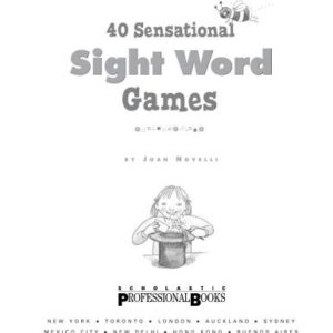 خرید و دانلود نسخه کامل کتاب 40 sensational sight word games