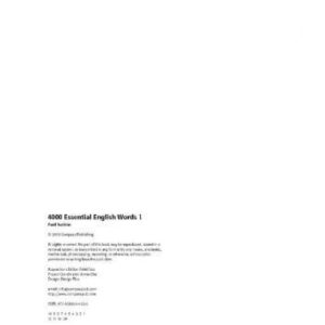 خرید و دانلود نسخه کامل کتاب 4000 Essential English Words 1