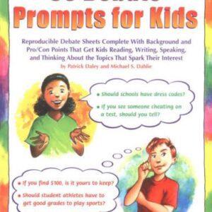خرید و دانلود نسخه کامل کتاب 50 Debate Prompts for Kids. Debate Sheets With Background and Pro/Con Points