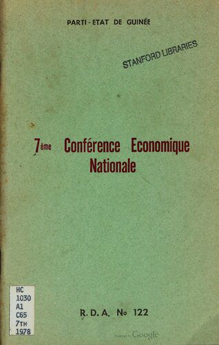 خرید و دانلود نسخه کامل کتاب 7ème conférence économique nationale_68c816ddb9813.jpeg خرید و دانلود نسخه کامل کتاب 7ème conférence économique nationale